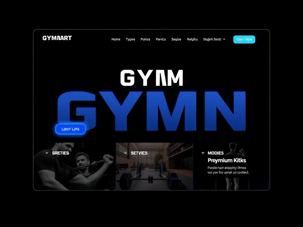 Iron Coast Gym website design